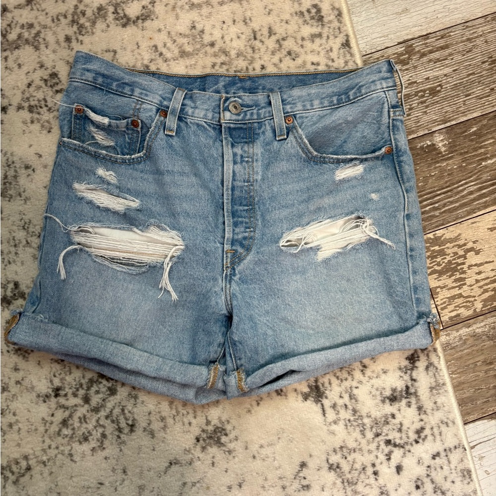 Levi’s 501 Distressed Shorts